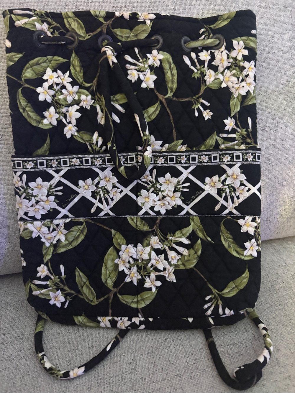 Vera Bradley Drawstring Backpack - Picture 1 of 2